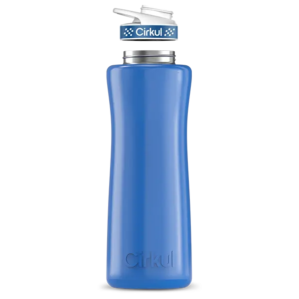42oz. Navy Stainless Steel Bottle & Comfort Grip Lid