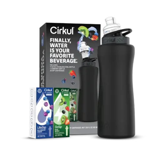 32oz. Matte Black Stainless Steel Bottle