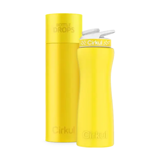 Limited Edition: 22oz. Matte Yellow Stainless Steel Bottle & Lid