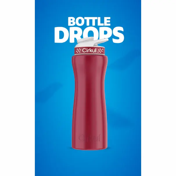 Limited Edition: 22oz. Fire Stainless Steel Bottle & Lid - Image 2