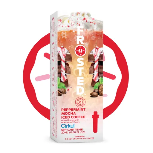 Frosted Peppermint Mocha Iced Coffee - Image 2