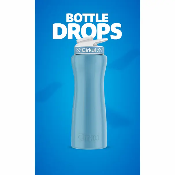Limited Edition: 22oz. Wind Stainless Steel Bottle & Lid - Image 2