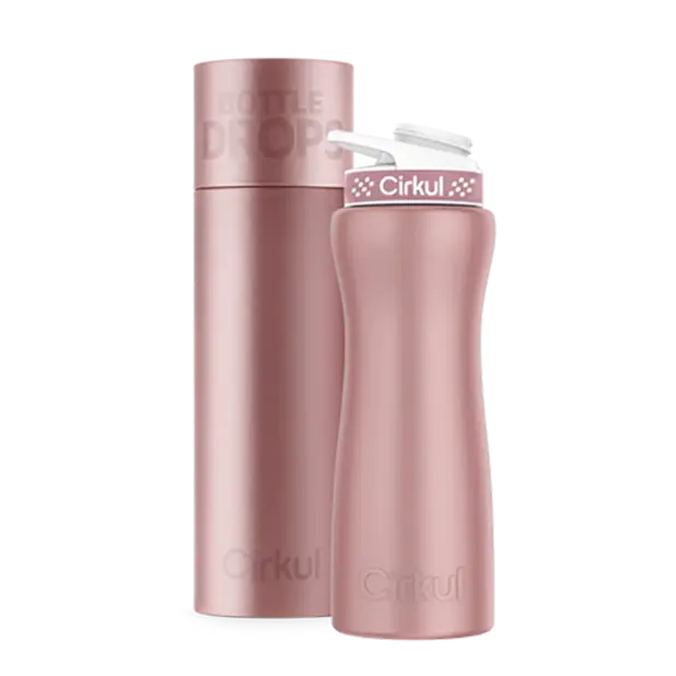 Limited Edition: 22oz. Rose Gold Stainless Steel Bottle & Lid